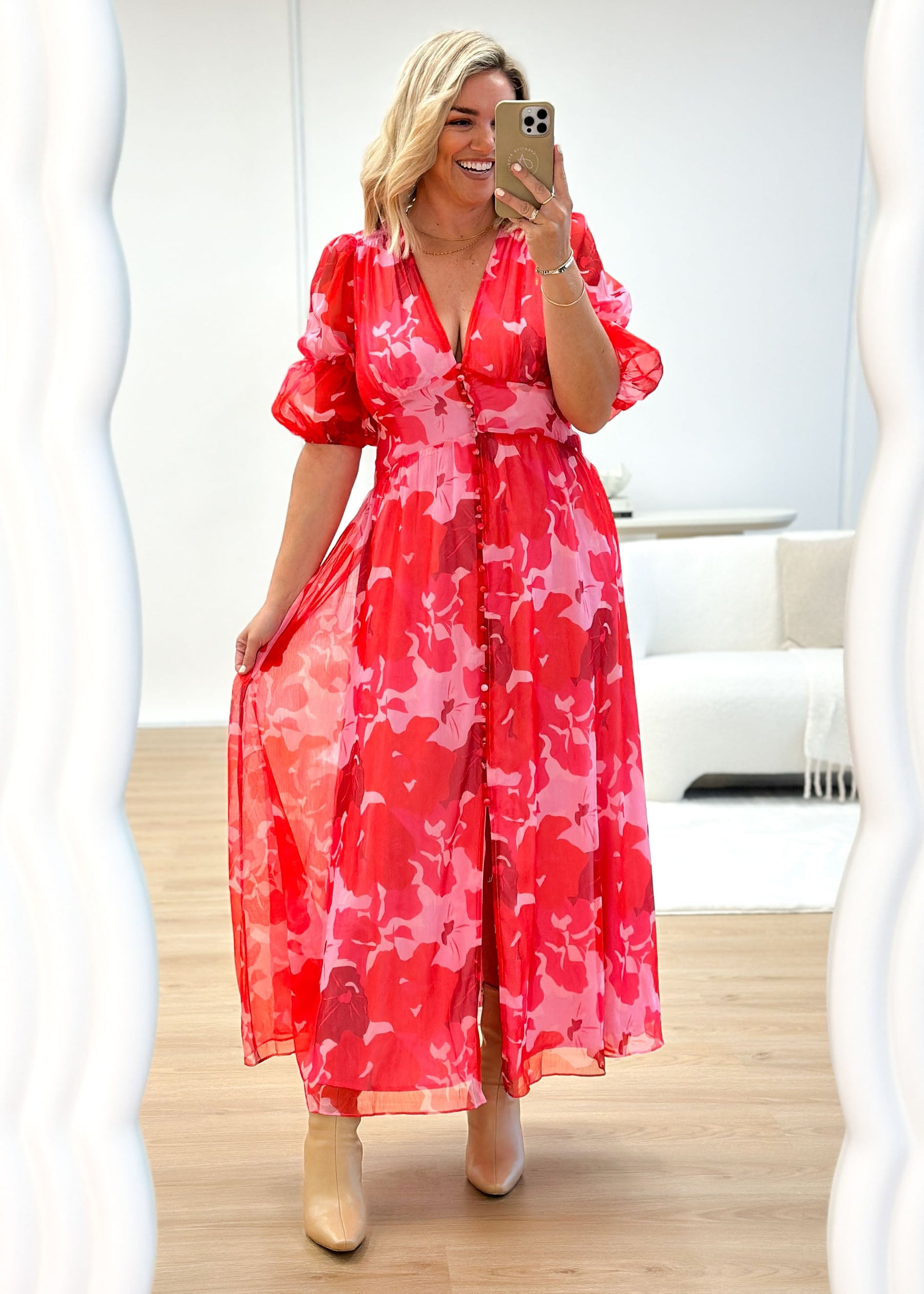 Vestido casual Tiffany + Acessórios de brinde 🎁