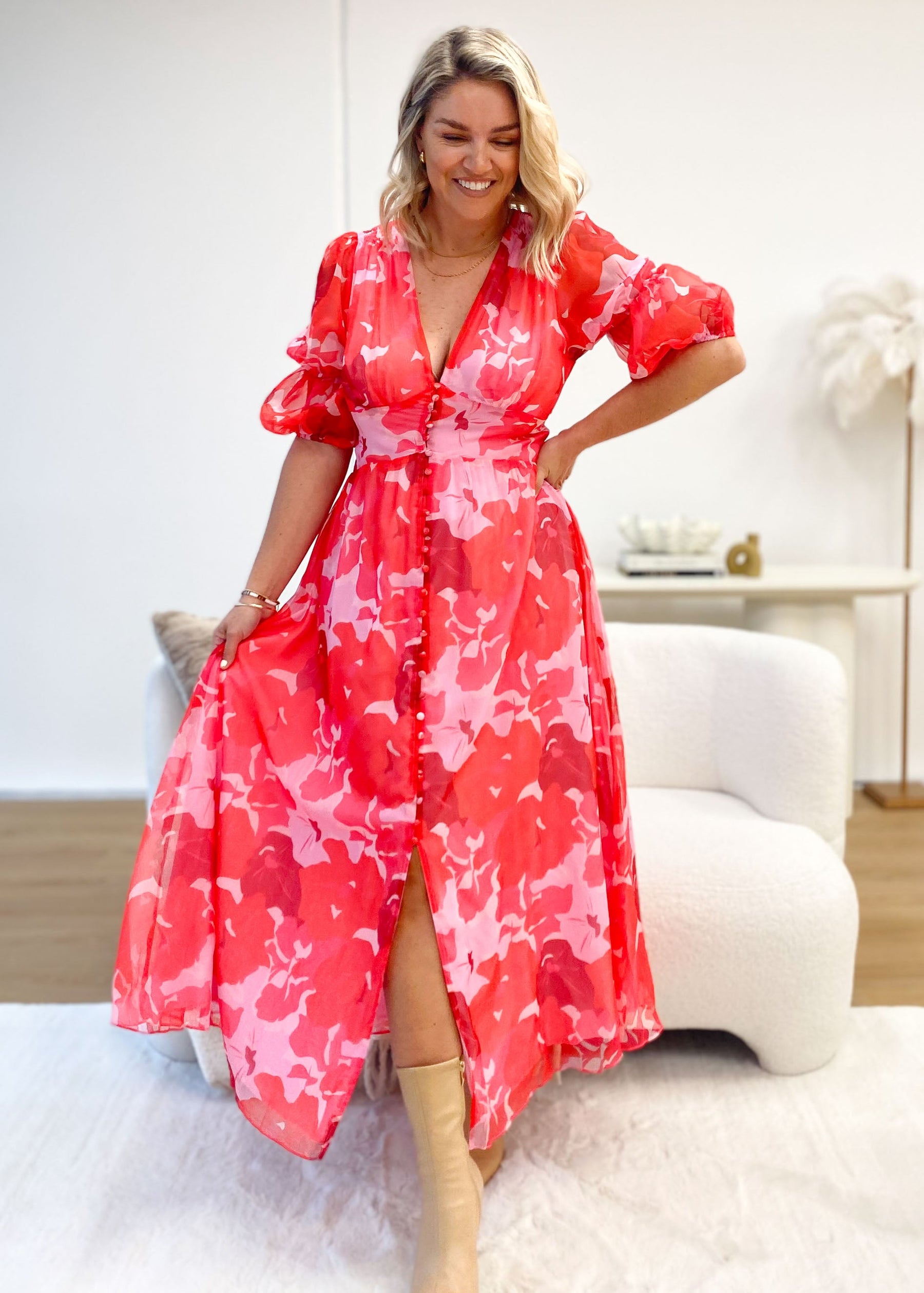 Vestido casual Tiffany + Acessórios de brinde 🎁