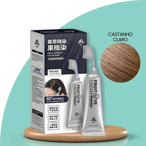 NaturiColor: Tinta de Cabelo Sem Amônia + Pente de Brinde 🎁